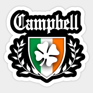 Campbell Shamrock Crest Sticker